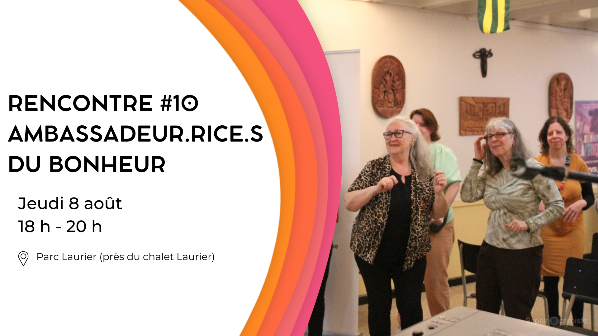Visuel rencontre 10 avec des ambassadrices souriantes